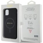 Guess GUHMN61PSAHMCK iPhone 11 / Xr 6.1"black hardcase Saffiano MagSafe - imagine 8