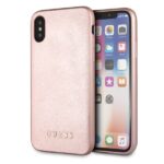 Guess GUHCPXSLSAPI iPhone X/Xs pink hard case Saffiano