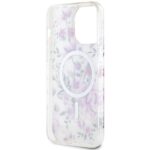 Guess GUHMP14XHCFWST iPhone 14 Pro Max 6.7" transparent hardcase Flower MagSafe - imagine 7
