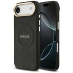 Case Guess Peony Hot Stamp MagSafe for iPhone Air black