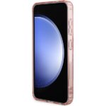 Guess GUHMS24SHFWFCP S24 S921 pink hardcase IML Flowers Wreath MagSafe - imagine 5