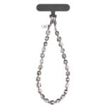 UNIQ Coehl Candy Gem Handstrap universal phone strap for hand silver/silver spar