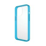 PanzerGlass ClearCase iPhone 13 Pro6.1" Antibacterial Military grade Bondi Blue 0336 - imagine 4