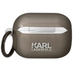 Karl Lagerfeld KLAPHNIKTCK AirPods Pro cover black Karl`s Head - imagine 2