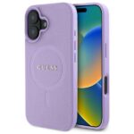 Guess GUHMP16SPSAHMCU iPhone 16 6.1" purple hardcase Saffiano MagSafe