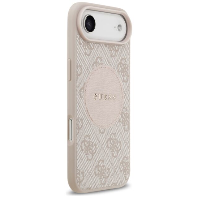 Case Guess 4G Circle Classic Logo        MagSafe for iPhone Air pink - imagine 4