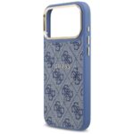 Case Guess 4G PU Classic Logo MagSafe for iPhone 17 Pro Max blue - imagine 6