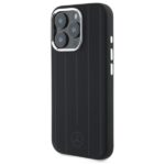 Mercedes MEHMP16L23SUVSK iPhone 16 Pro 6.3" black hardcase Silicone Vertical Tonal Stripes MagSafe - imagine 2
