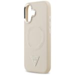 Guess Triangle Logo MagSafe Case for iPhone 17 Beige - imagine 6
