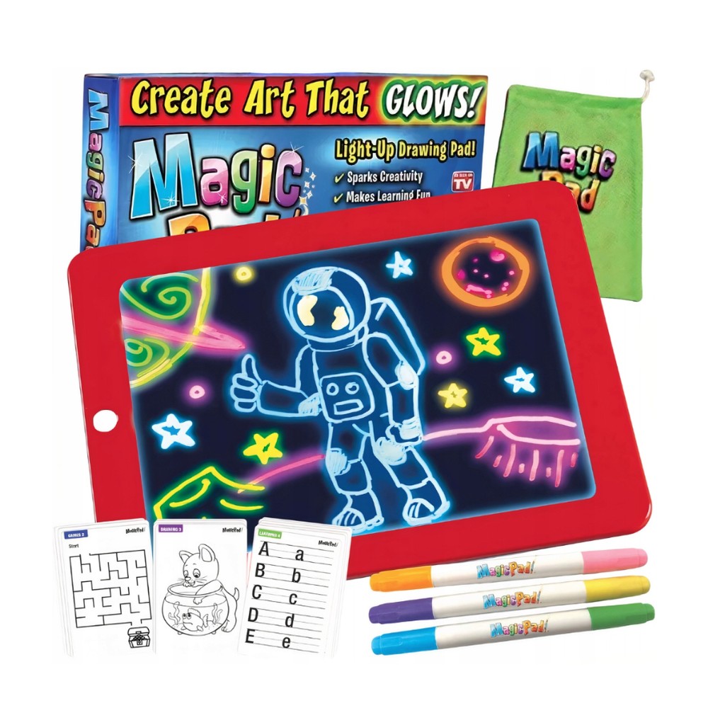 cps-c48179d34b3c855a79f2bde4d3edf3fe-2025-12-05-13-47-43 Magical Children's Tablet Extralink Neon Magic Pad, Red - imagine 1