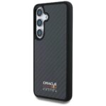 Red Bull Real Carbon Fiber Shiny Logo MagSafe Case for Samsung Galaxy S25 Black - imagine 2