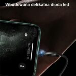 USAMS Braided Rotating Cable U60 2A Lightning black 1m SJ476USB01 (US-SJ476) - imagine 8