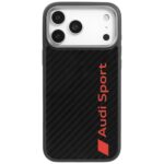 Case Audi R8 Carbon Fiber MagSafe for iPhone 17 Pro Max black