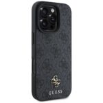 Case Guess HC PU 4G Small 4G and Classic for iPhone 16 Pro Max MagSafe black - imagine 4