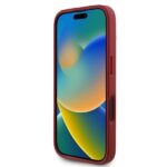 Karl Lagerfeld KLHCP16SPQDSMGR iPhone 16 6.1" red hardcase Quilted Signature - imagine 5