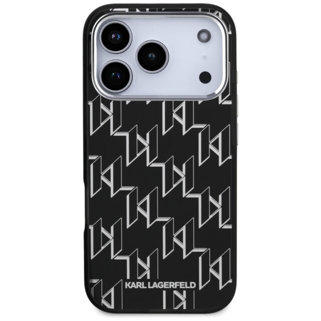 Karl Lagerfeld IML KL Monogram MagSafe Case for iPhone 17 Pro Black - imagine 3