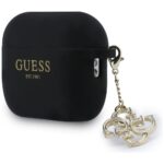 Case Guess Silicone 4G Charm for AirPods  Pro 3 black - imagine 3