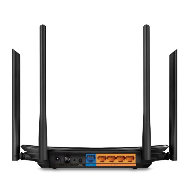TP-Link Archer C6 v2 | WiFi Router | AC1200, MU-MIMO, Dual Band, 5x RJ45 1000Mb/s - imagine 3