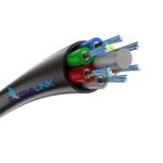 Aerial fiber optic cable ADSS XOTKtsdD 48F | 48J (6x8J), G657A1, 3kN, 10mm | Extralink
