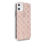 Guess GUHCN61TPERG iPhone 11 6,1" / Xr pink hard case 4G Peony Glitter - imagine 5