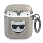Karl Lagerfeld KLA2UCHGK AirPods cover black Glitter Choupette