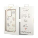 Guess GUHCP14LHTPPTH iPhone 14 Pro 6,1" transparent hard case Peony Glitter - imagine 8