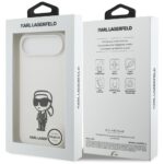Case Karl Lagerfeld Silicone Karl Sketch & Logo MagSafe for iPhone Air white - imagine 8