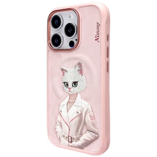 Case Nimmy Magnetic fashion cute pet     MagSafe for iPhone 16 Pro Max pink - imagine 2