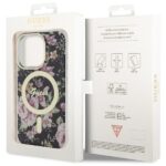Guess GUHMP14LHCFWSK iPhone 14 Pro 6.1" black hardcase Flower MagSafe - imagine 8