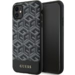 Guess GUHMN61HGCFSEK iPhone 11 / Xr 6.1" black hardcase GCube Stripes MagSafe