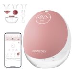 Momcozy M9 Single Electric Breast Pump Red, 150ml - imagine 2