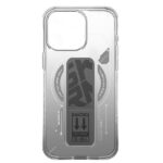 Skinarma case Helio iPhone 16 Pro Max 6.9" Magnetic Charging + Grip Stand titanium - imagine 5