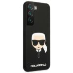 Karl Lagerfeld KLHCS22SSLKHBK S22 S901 black hardcase Silicone Karl`s Head - imagine 4