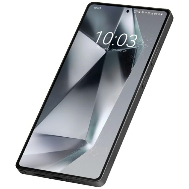 Case PITAKA Ultra-Slim MagSafe for Samsung Galaxy S25 Ultra black grey - imagine 7