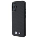 Case BMW BMHCP16S23PUFWC iPhone 16 6.1" black hardcase Carbon Wrapped Metal - imagine 2