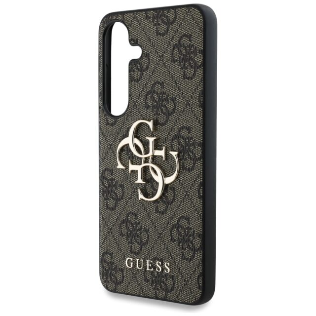 Case Guess Big 4G Logo Classic Logo to Samsung Galaxy S25 Plus brown - imagine 6