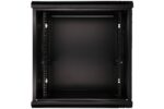 Extralink 12U 600x450 Black | Rackmount cabinet | wall mounted - imagine 3