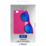 Puro Sunny Kit case iPhone 7/8 + glasses SE 2020/SE 2022 pink IPC747SUNNYKIT1PNK - imagine 4