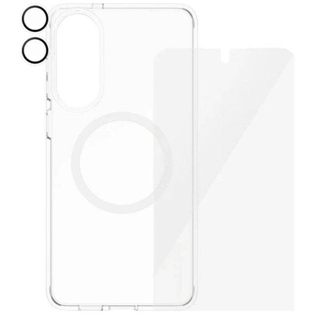 Protective Set CARE by PanzerGlass Flagship 3-in-1 Case+Glass+Lens for Samsung Galaxy S25 Edge - imagine 3