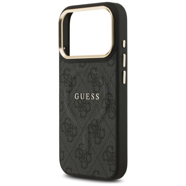 Case Guess 4G PU Classic Logo MagSafe for iPhone 17 Pro black - imagine 6