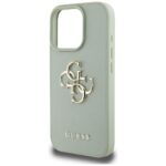 Case Guess Grained Big 4G Logo Small Classic Logo for iPhone 16 Pro Max green - imagine 6