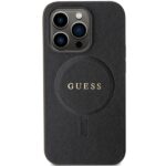Guess GUHMP14XPSAHMCK iPhone 14 Pro Max 6.7" black hardcase Saffiano MagSafe - imagine 3