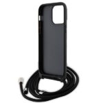 Karl Lagerfeld KLHCP14XSAKCPSK iPhone 14 Pro Max 6.7" hardcase black Crossbody Saffiano Metal - imagine 6