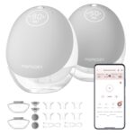 Momcozy M9 Double Breast Pump Gray, 150ml - imagine 2
