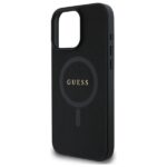 Guess GUHMP16XPSAHMCK iPhone 16 Pro Max 6.9" black hardcase Saffiano Classic Logo MagSafe - imagine 6