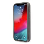 BMW BMHCP12MREELK case iPhone 12 / 12 Pro 6.1" black hardcase Leather Emboss - imagine 5