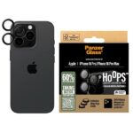 PanzerGlass Hoops Lens Protector iPhone  16 Pro 6.3" / 16 Pro Max 6.9" Black 1284