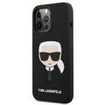 Karl Lagerfeld KLHCP13XSLKHBK iPhone 13 Pro Max 6,7" black hardcase Silicone Karl`s Head - imagine 2