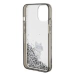 Karl Lagerfeld KLHCP15SLKCNSK iPhone 15/ 14 / 13 6.1" transparent hardcase Liquid Glitter Choupette - imagine 7