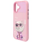 Case Nimmy Cool&Cute 2.0 Cat for iPhone   17 pink - imagine 5